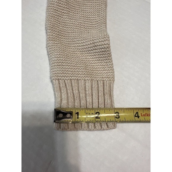 J.Crew‎ Women's Beige Long Sleeve Turtle Neck Pullover Sweater Size XS 5% Wool - Picture 14 of 14
